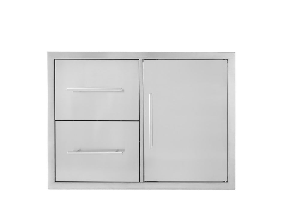 All Pro Premium Double Drawer & Door Storage Combo