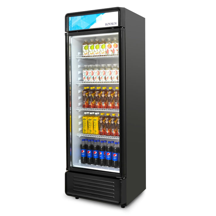 ROVSUN 25" 12.2 Cu.Ft. 280W 115V Black Beverage Refrigerator