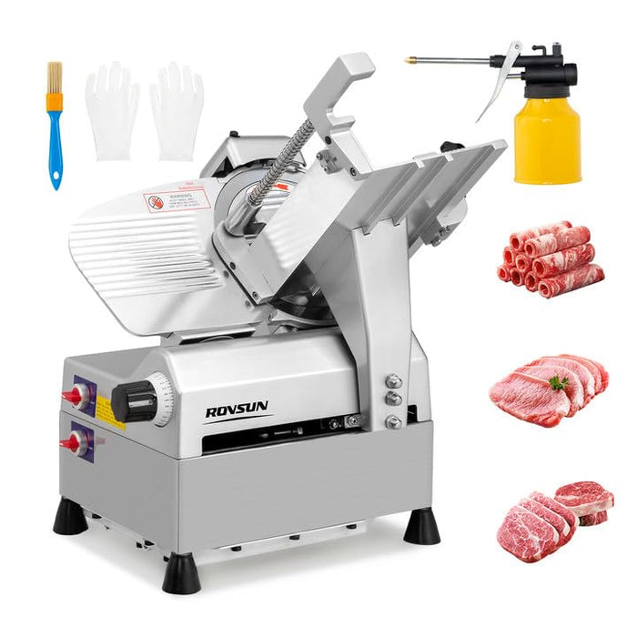 ROVSUN 540W 110V Fully Automatic Commercial Meat Slicer with 10" Blade