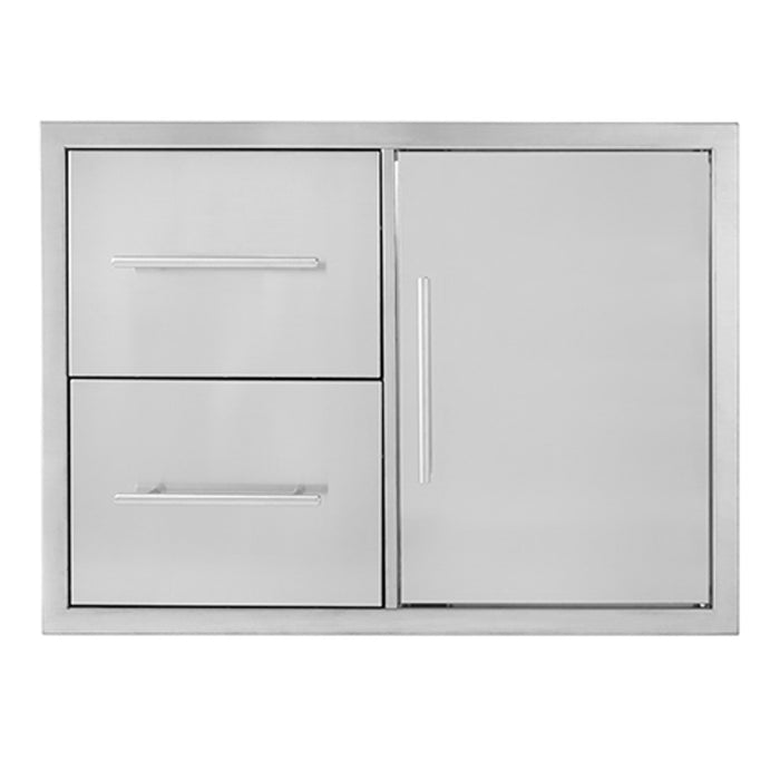 All Pro Standard Double Drawer & Door Storage Combo