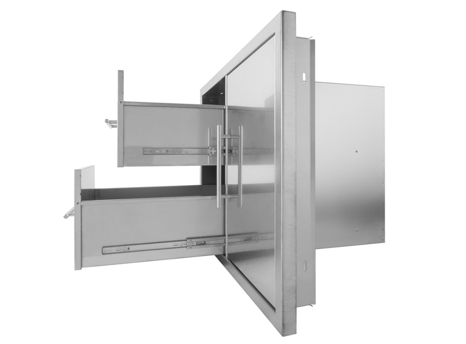 All Pro Premium Double Drawer & Door Storage Combo